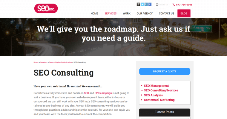 Service page of #11 Best Local SEO Agency: SEO Inc