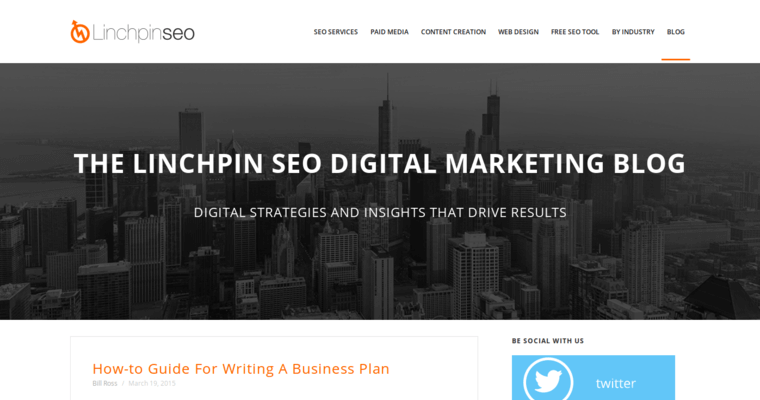 Blog page of #10 Best Restaurant SEO Firm: Linchpin SEO